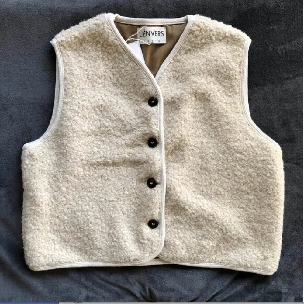 L'Envers light beige Luce Vest NWT